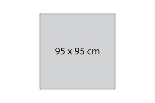 95 x 95 cm